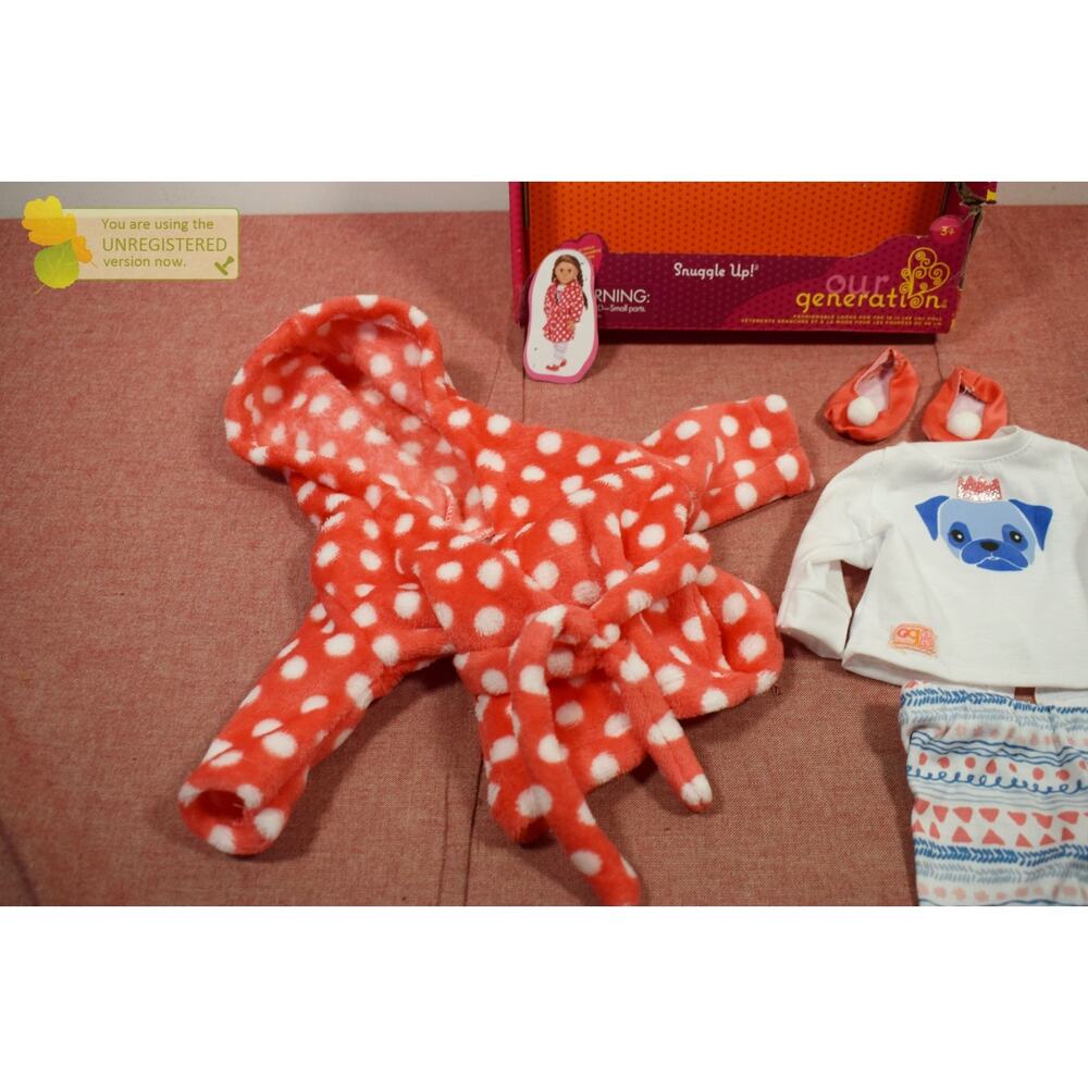 Our Generation Deluxe Pajama Outfit for 18" Dolls Snuggle Up - Picture 4 of 11